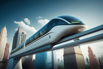 Future Train at High Speed, generative ai