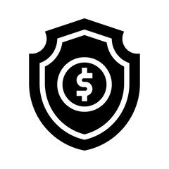 insurance glyph icon