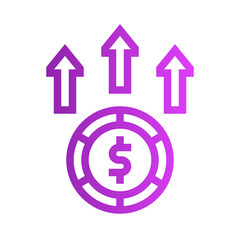 profit gradient icon