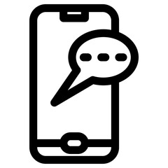 chat icon or logo isolated sign symbol vector illustration - high quality black style vector icons
