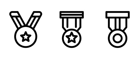 medal icon or logo isolated sign symbol vector illustration - high quality black style vector icons
