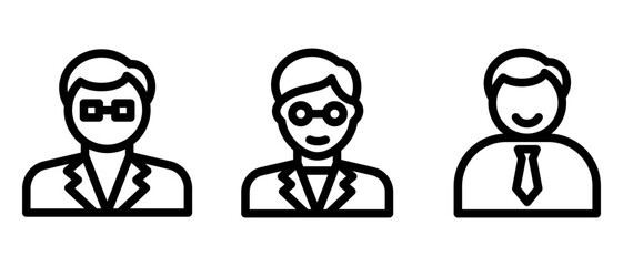 teacher icon or logo isolated sign symbol vector illustration - high quality black style vector icons
