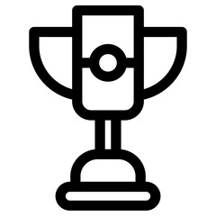 trophy icon or logo isolated sign symbol vector illustration - high quality black style vector icons
