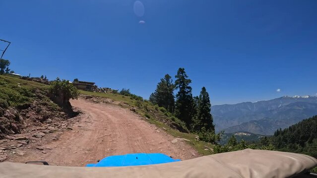 Thrilling Jeep Ride to Shogran & Siri Paye &ndash; Adventurous Off-Road Journey Through the Scenic Mountains of KPK, Pakistan