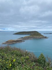 view from the beach Bretagne France 