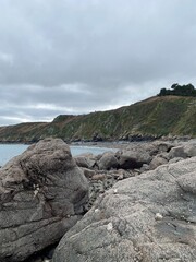 landscape with rocks