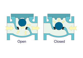 Ball Check Valve Actions