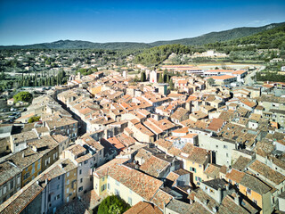 Aups town (Gorges du Verdon) in the Provence-Alpes-Côte d'Azur region, France