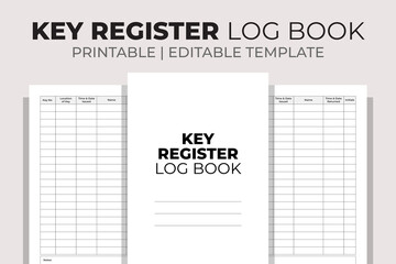 Key Register Log Book