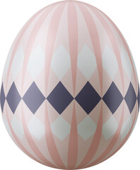 Easter egg transparent background.