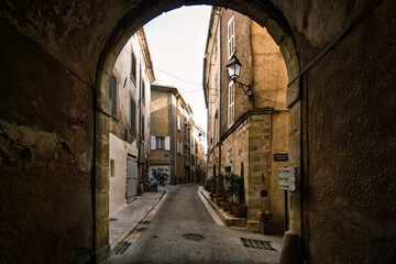 Aups town (Gorges du Verdon) in the Provence-Alpes-Côte d'Azur region, France