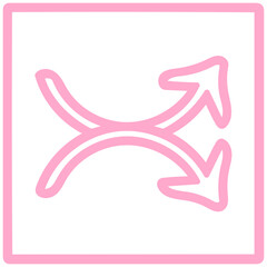 Music Player Shuffle Button Icon