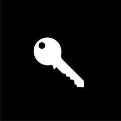 Silhouette of the Key for Icon, Symbol, Sign, Pictogram, Website, Apps, Art Illustration, Logo or Graphic Design Element. Vector Illustration