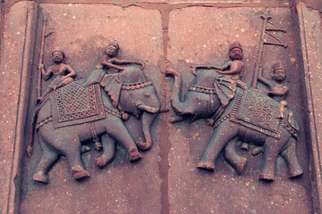 intricate work at Serai Nurmahal, jhalandar, punjab, india 