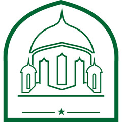 Mosque Islamic Logo