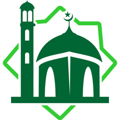 Mosque Islamic Logo