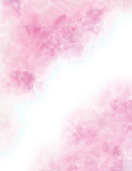 pink watercolor background which splash on both bottoms and above of paper.