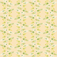 Spotted seamless pattern for decorating any surfaces or things. Timeless abstract ornament.