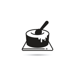 pudding cake icon vector illustration