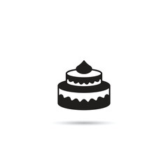 angel cake icon vector illustration