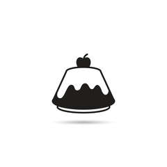 angel cake icon vector illustration