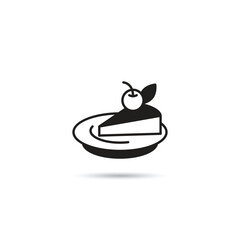 cheese cake icon vector illustration