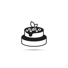 angel cake icon vector illustration
