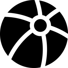 Naklejka premium beach ball icon