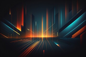 abstract traffic background with lines