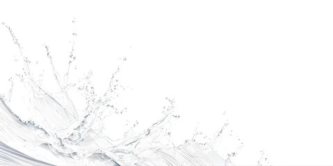 Naklejka na ściany i meble water splash isolated on white background