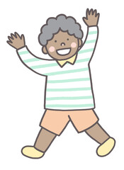 Obraz premium 笑顔の男の子