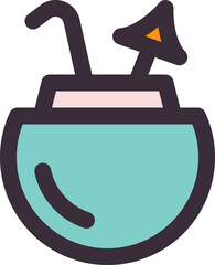 coconut drink icon