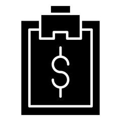 notepad money icon