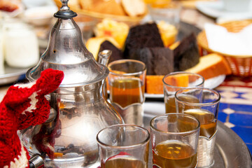 thé marocain, petit déjeuner