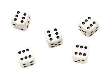 Dices Sixes Isolated