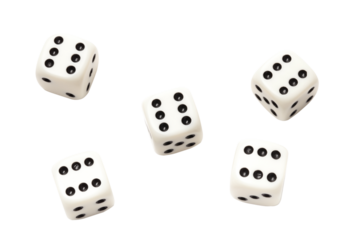 Dices Sixes Isolated