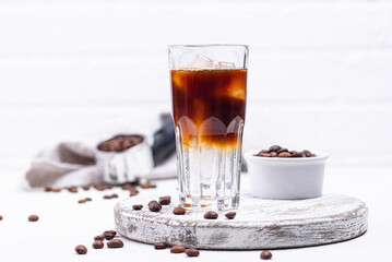 Espresso tonic, trendy coffee drink