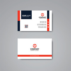 Professional modern business card template layout design