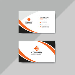 Corporate modern business card, visiting card template design
