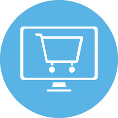 Online Shopping Vector Icon