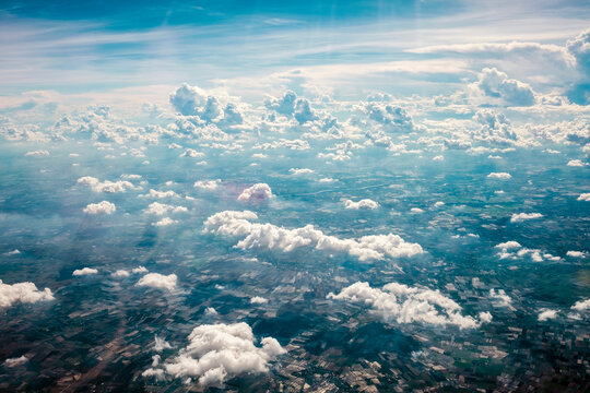 Clouds and blue sky
