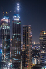 Obraz premium city skyline at night