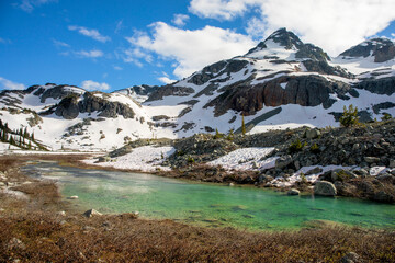 River at base of Locomotive Mountain, Pemberton, British Columbia, Canada