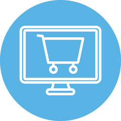 Online Shopping Vector Icon