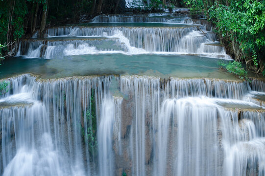 waterfall in the forest © thanongsak