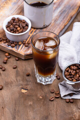 Espresso tonic, trendy coffee drink