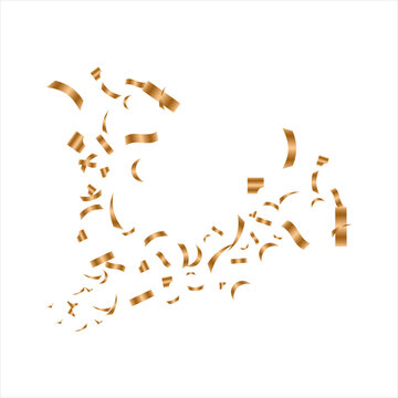 Flying Golden Confeti