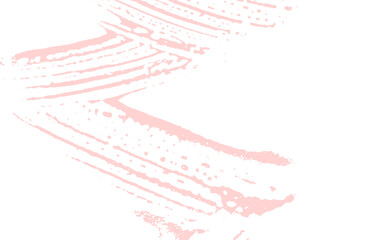 Grunge texture. Distress pink rough trace. Fair ba