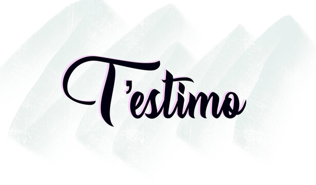 T&rsquo;estimo - I love you written in Catalan - black color Word  - image, poster, placard, banner, postcard, ticket.  png