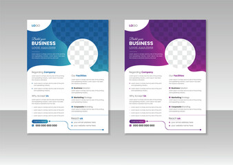 Corporate business flyer template design template. vector design for Brochure, AnnualReport, Magazine, Poster, Corporate Presentation, Portfolio, Flyer, Business Presentation, Portfolio, infographic, 